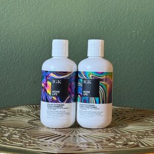 IGK More Life Color Extending Gloss Shampoo and Conditioner Set - Multicolor